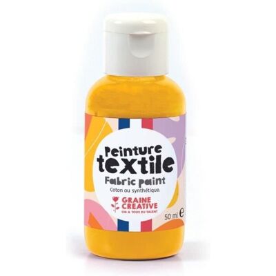 Inny producent Farba do tekstyliów 50 ml - złotożółta Inny producent Farba do tekstyliów 50 ml - złotożółta