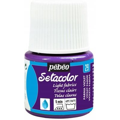 PEBEO Farba Do Tkanin Setacolor Light Farbics 45Ml Viole PEBEO Farba Do Tkanin Setacolor Light Farbics 45Ml Viole