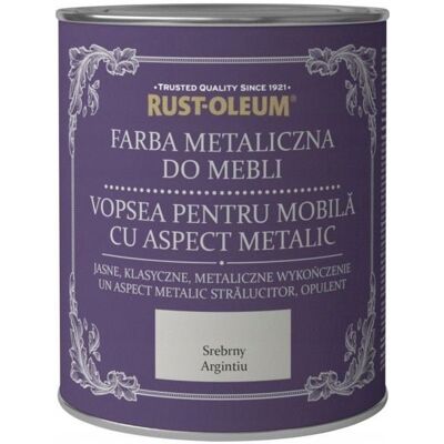 Inny producent Farba kredowa do mebli Rust-Oleum metaliczna 750ml srebrny Inny producent Farba kredowa do mebli Rust-Oleum metaliczna 750ml srebrny