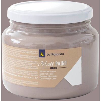 La Pajarita Farba matowa, 500 ml, Palony brąz La Pajarita Farba matowa, 500 ml, Palony brąz