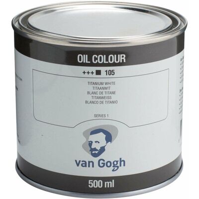Farba Olejna 500Ml 105 Titanium White Van Gogh Talens Farba Olejna 500Ml 105 Titanium White Van Gogh Talens