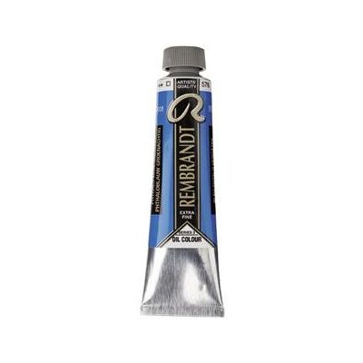 Talens Farba olejna, Rembrandt, 40 ml, niebieski zielonkawy, ftalowy Talens Farba olejna, Rembrandt, 40 ml, niebieski zielonkawy, ftalowy