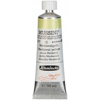 Schmincke - Mussini 207 Medieval Yellow - Series 3 - 35 ml - Farba olejna Schmincke - Mussini 207 Medieval Yellow - Series 3 - 35 ml - Farba olejna