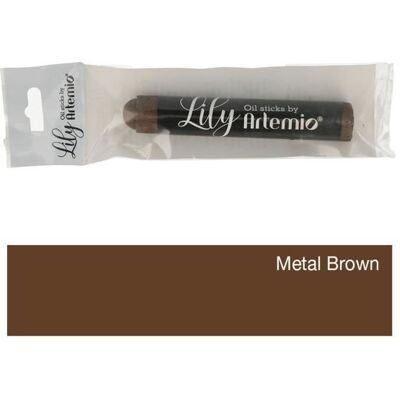 Inny producent Farba olejna w sztyfcie liliowym - brązowy metal Inny producent Farba olejna w sztyfcie liliowym - brązowy metal