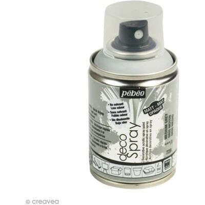 PEBEO Farba - Pébéo - DecoSpray - Szary średni - 100 ml - zajęcia kreatywne PEBEO Farba - Pébéo - DecoSpray - Szary średni - 100 ml - zajęcia kreatywne