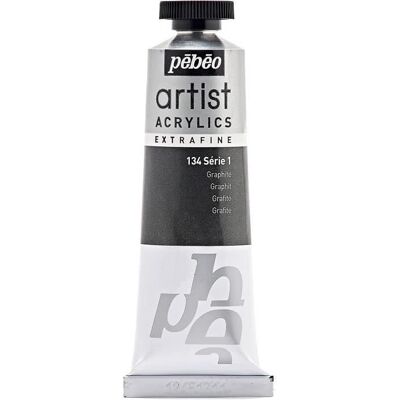 Farba - PEBEO - Grafit - 37 ml - Ekstra fine - Błyszczący Farba - PEBEO - Grafit - 37 ml - Ekstra fine - Błyszczący