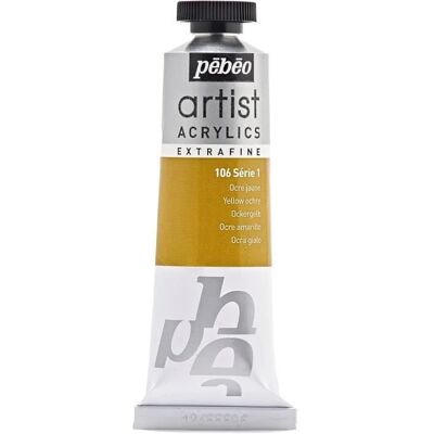 Farba - PEBEO - ODCIEŃ ŻÓŁTY - 37 ml - Ekstra cienka - Błyszcząca Farba - PEBEO - ODCIEŃ ŻÓŁTY - 37 ml - Ekstra cienka - Błyszcząca
