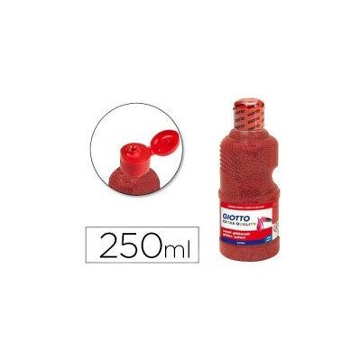 Farba Plakatowa Giotto 250ml Glitter Czerwona Lyra Farba Plakatowa Giotto 250ml Glitter Czerwona Lyra