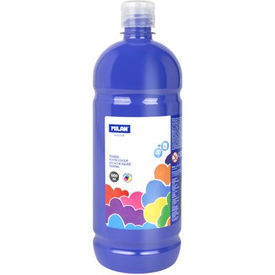 Milan Farba tempera, butelka 1000 ml, granat Milan Farba tempera, butelka 1000 ml, granat