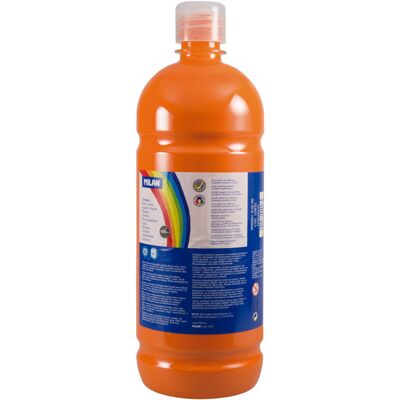 Milan Farba tempera, butelka 1000 ml, pomarańczowa Milan Farba tempera, butelka 1000 ml, pomarańczowa