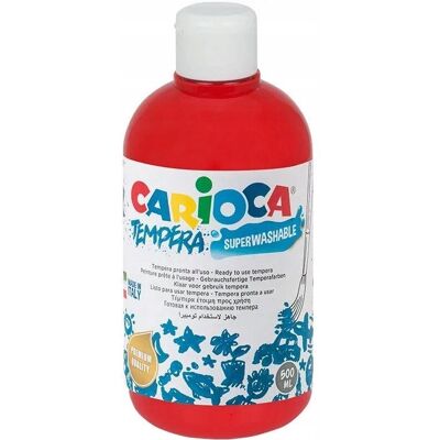 Farba Tempera Czerwona Carioca 500ml 40427/10 Farba Tempera Czerwona Carioca 500ml 40427/10