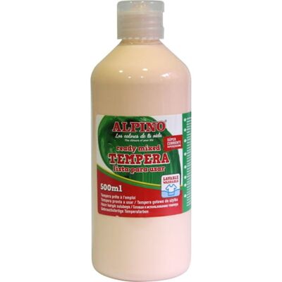 Farba tempera plakatowa Alpino w butelce 500ml cielista Farba tempera plakatowa Alpino w butelce 500ml cielista