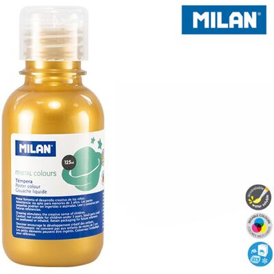 Milan Farba tempera złota 125 ml Milan Farba tempera złota 125 ml