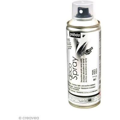 PEBEO Farba w sprayu DecoSpray 200 ml - Pébéo - Biała perła - Farba do zastosowań kreatywnych PEBEO Farba w sprayu DecoSpray 200 ml - Pébéo - Biała perła - Farba do zastosowań kreatywnych