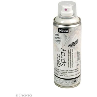PEBEO Farba w sprayu DecoSpray - Pébéo - Kolorowe brokaty - 200 ml - Farba do rękodzieła PEBEO Farba w sprayu DecoSpray - Pébéo - Kolorowe brokaty - 200 ml - Farba do rękodzieła