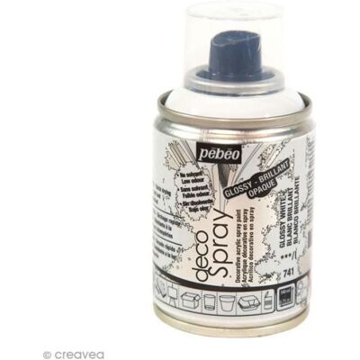 PEBEO Farba w sprayu - Pébéo - DecoSpray - Biały połysk - 100 ml PEBEO Farba w sprayu - Pébéo - DecoSpray - Biały połysk - 100 ml
