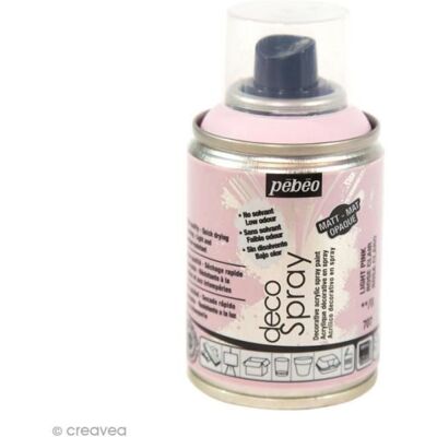 PEBEO Farba w sprayu - Pébéo - DecoSpray - Jasnoróżowy - 100 ml PEBEO Farba w sprayu - Pébéo - DecoSpray - Jasnoróżowy - 100 ml