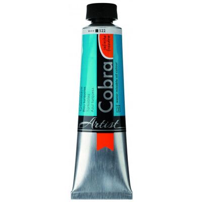 Talens Farba wodno-olejna, 40 ml, Niebieska turkusowa Talens Farba wodno-olejna, 40 ml, Niebieska turkusowa
