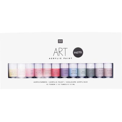 Rico Design GmbG & Co. KG Farby akrylowe pastel 12 szt. Rico Design GmbG & Co. KG Farby akrylowe pastel 12 szt.