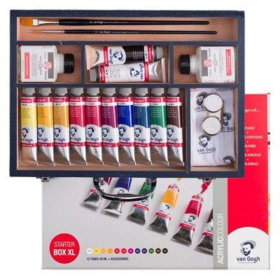 Talens Farby akrylowe Van Gogh Starter Box XL, 12 x 40 ml Talens Farby akrylowe Van Gogh Starter Box XL, 12 x 40 ml
