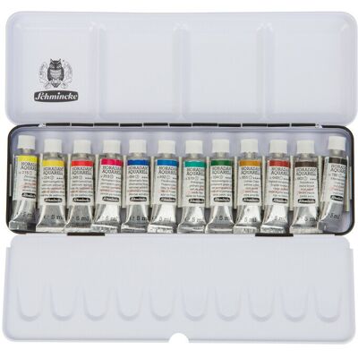 inna (Inny) Farby akwarelowe Schmincke Horadam Aquarell 12x5 ml, metałowe pudełko inna (Inny) Farby akwarelowe Schmincke Horadam Aquarell 12x5 ml, metałowe pudełko