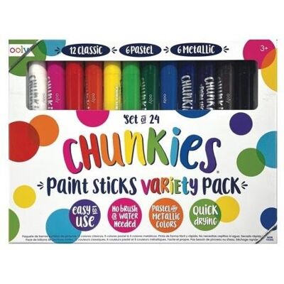 Crayola - Chunkies Paint Sticks - Wielobarwny - 24 szt. Crayola - Chunkies Paint Sticks - Wielobarwny - 24 szt.