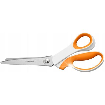 Fiskars SoftGrip Nożyczki zig-zag ząbkowane 24 cm krawieckie ZYGZAK 1070024 Fiskars SoftGrip Nożyczki zig-zag ząbkowane 24 cm krawieckie ZYGZAK 1070024
