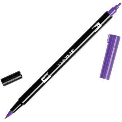 Flamaster Dwustronny 636 Brush Pen Imperial Purple Tombow Flamaster Dwustronny 636 Brush Pen Imperial Purple Tombow