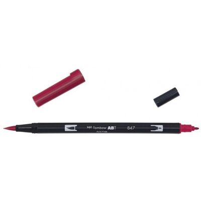 Tombow Flamaster Dwustronny Akwarelowy Crimson (6szt) Tombow Flamaster Dwustronny Akwarelowy Crimson (6szt)
