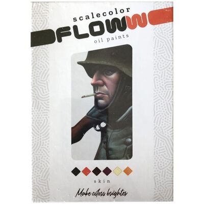 Floww skin set, scale75 sflow-003, zestaw 6 farb olejnych 20ml Floww skin set, scale75 sflow-003, zestaw 6 farb olejnych 20ml