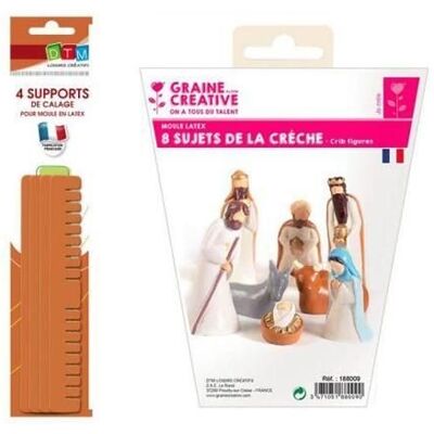 Creative Formy gipsowe na figurki szopkowe z lateksu + podpory stabilizujące Creative Formy gipsowe na figurki szopkowe z lateksu + podpory stabilizujące