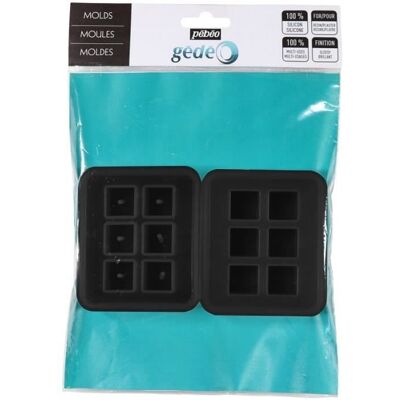 PEBEO Formy silikonowe - Kostki - 2 szt PEBEO Formy silikonowe - Kostki - 2 szt