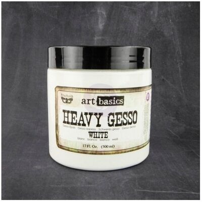 Prima Marketing Gesso gęste Finnabair Art Basics - HEAVY GESSO WHITE / BIAŁE 500ml Prima Marketing Gesso gęste Finnabair Art Basics - HEAVY GESSO WHITE / BIAŁE 500ml