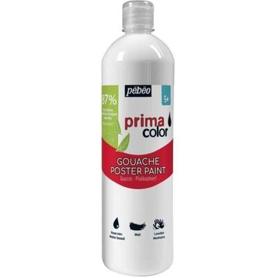 Primacolor - Białe 1000 ml - Gouache - Paint Primacolor - Białe 1000 ml - Gouache - Paint