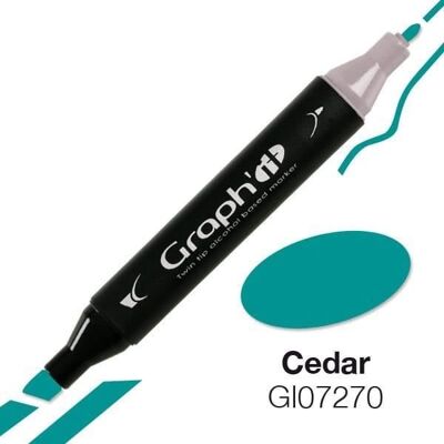 Inny producent Graph'it 7270 Marker na bazie alkoholu cedrowego - Graph it Blue Inny producent Graph'it 7270 Marker na bazie alkoholu cedrowego - Graph it Blue