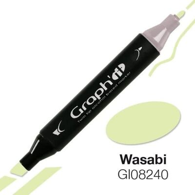 Inny producent Graph'it 8240 Marker alkoholowy Wasabi - Graph it Green Inny producent Graph'it 8240 Marker alkoholowy Wasabi - Graph it Green