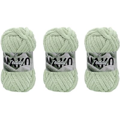 Gruba Włóczka Na Koc Nako Teddy 14268 Water Green - Pakiet 3 X (200gr/22mt) Gruba Włóczka Na Koc Nako Teddy 14268 Water Green - Pakiet 3 X (200gr/22mt)
