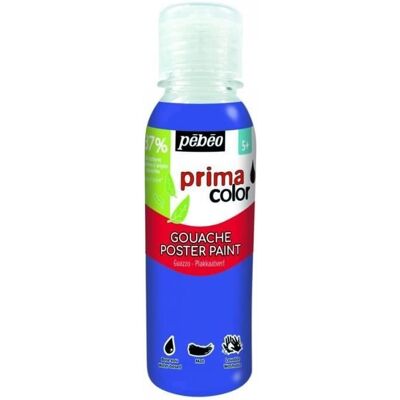 Pébéo Niebieski podstawowy - Płynna farba gouache - 150 ml - Artykuły plastyczne Pébéo Niebieski podstawowy - Płynna farba gouache - 150 ml - Artykuły plastyczne