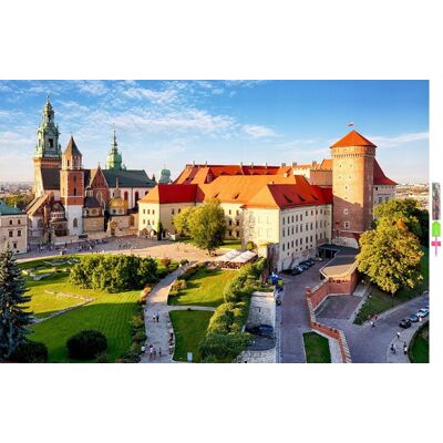 Inny producent Haft Diamentowy 5D Zestaw 100*150 Krakowski Wawel Inny producent Haft Diamentowy 5D Zestaw 100*150 Krakowski Wawel