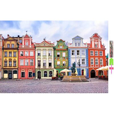 Inny producent Haft Diamentowy 5D Zestaw 100*150 Starówka Poznań Inny producent Haft Diamentowy 5D Zestaw 100*150 Starówka Poznań