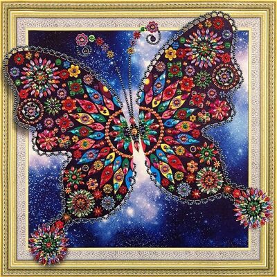 Moments Haft Diamentowy Baśniowy Motyl 47x47 cm Moments Haft Diamentowy Baśniowy Motyl 47x47 cm