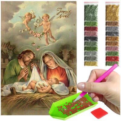 Artulio Haft Diamentowy Diamond Painting mozaika Boże Narodzenie zestaw akcesoria Artulio Haft Diamentowy Diamond Painting mozaika Boże Narodzenie zestaw akcesoria