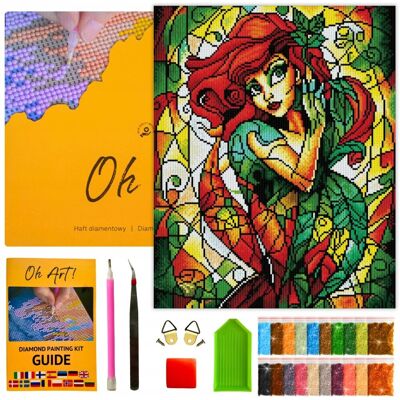 Oh Art! Haft Diamentowy dla dorosłych Obraz Kobieta Diamond Painting Mozaika 40x50 Oh Art! Haft Diamentowy dla dorosłych Obraz Kobieta Diamond Painting Mozaika 40x50