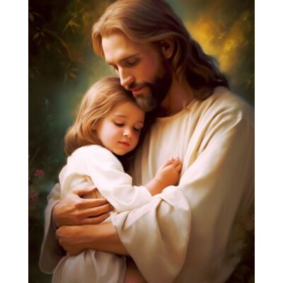 Moments Haft Diamentowy Jezus Troskliwy 45X55 Cm Moments Haft Diamentowy Jezus Troskliwy 45X55 Cm