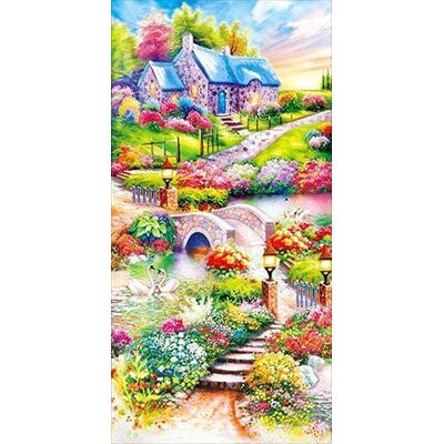 Moments Haft Diamentowy Kwiecisty Domek 45X85 Cm Moments Haft Diamentowy Kwiecisty Domek 45X85 Cm