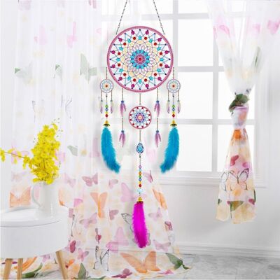 Moments Haft Diamentowy Łapacz Snów - Gwieździsta Mandala Moments Haft Diamentowy Łapacz Snów - Gwieździsta Mandala