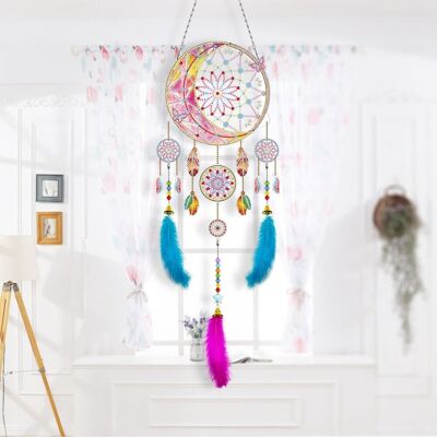 Moments Haft Diamentowy Łapacz Snów - Mandala Księżycowa Moments Haft Diamentowy Łapacz Snów - Mandala Księżycowa