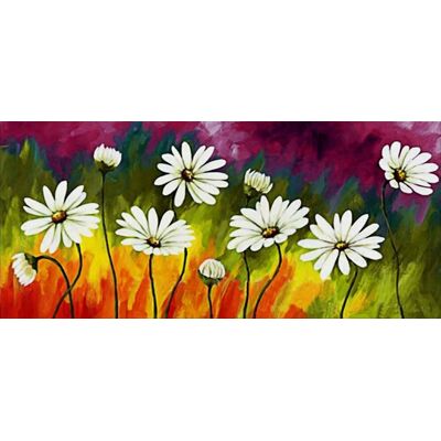 Moments Haft Diamentowy Piękne Stokrotki 50X110 Cm Moments Haft Diamentowy Piękne Stokrotki 50X110 Cm