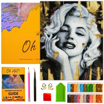 Oh Art! Haft Diamentowy ramka dla doroslych Diamond Painting Mozaika 40x50 cm OhArt Oh Art! Haft Diamentowy ramka dla doroslych Diamond Painting Mozaika 40x50 cm OhArt