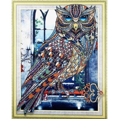 Moments Haft Diamentowy Sowa Klucznik 47x57 cm Moments Haft Diamentowy Sowa Klucznik 47x57 cm